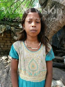 Choose a child to sponsor, like this little girl from Patna, Chinta age 9