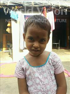 Choose a child to sponsor, like this little girl from Patna, Roshni age 3