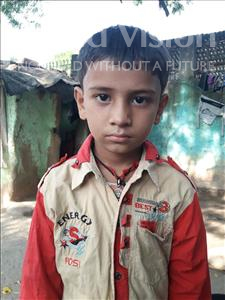 Choose a child to sponsor, like this little boy from Patna, Krishna Kumar age 6