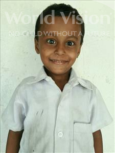 Choose a child to sponsor, like this little boy from Vaishali, Anshu age 6