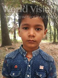 Choose a child to sponsor, like this little boy from Vaishali, Yas Raj age 6