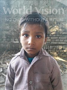 Choose a child to sponsor, like this little girl from Vaishali, Anjali age 5
