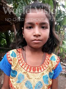 Choose a child to sponsor, like this little girl from Vaishali, Anchal age 7