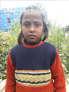 Choose a child to sponsor, like this little boy from Vaishali, Preeti age 12