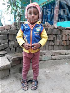 Choose a child to sponsor, like this little boy from Vaishali, Aditya age 3