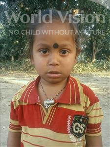 Choose a child to sponsor, like this little boy from Vaishali, Rabikishan age 4