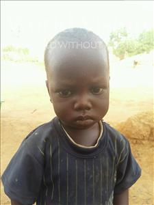 Choose a child to sponsor, like this little boy from Sirba, Aliou age 2