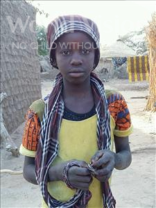 Choose a child to sponsor, like this little girl from Komabangou, Fadila age 12