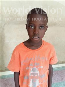 Choose a child to sponsor, like this little boy from Mbella, Ibrahima age 9
