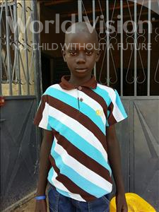 Choose a child to sponsor, like this little boy from Mbella, Mamadou age 9