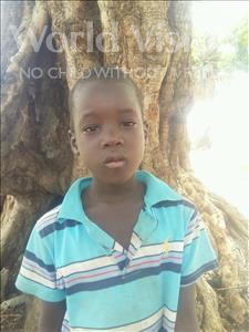 Choose a child to sponsor, like this little boy from Mbella, Moustapha age 6