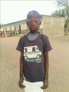 Choose a child to sponsor, like this little boy from Loul, Alouise age 12