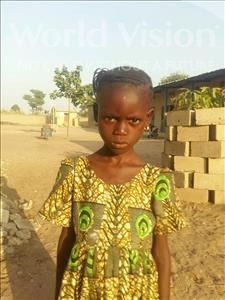 Choose a child to sponsor, like this little girl from Loul, Khady age 8