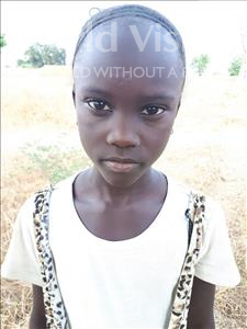 Choose a child to sponsor, like this little girl from Loul, Sambatew age 8