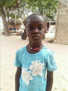 Choose a child to sponsor, like this little girl from Loul, Amy age 5