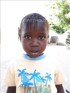 Choose a child to sponsor, like this little girl from Loul, Mariama age 3