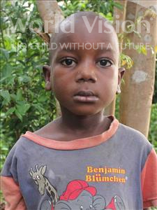 Choose a child to sponsor, like this little boy from Jong, Kpaka age 6