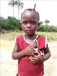 Choose a child to sponsor, like this little girl from Tegloma, Margaret age 3