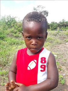 Choose a child to sponsor, like this little boy from Tegloma, Michael age 3