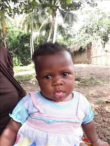 Choose a child to sponsor, like this little girl from Jaiama Bongor, Mamie age