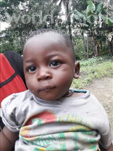 Choose a child to sponsor, like this little boy from Jaiama Bongor, Tommy age 1