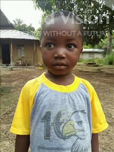 Choose a child to sponsor, like this little boy from Jaiama Bongor, Williams age 3