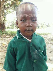 Choose a child to sponsor, like this little boy from Jaiama Bongor, Austin Yayah age 3