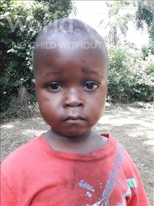 Choose a child to sponsor, like this little boy from Jaiama Bongor, Sufiana age 3
