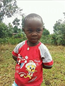 Choose a child to sponsor, like this little boy from Kibiga-Mulagi (Kimu), Brian age 4