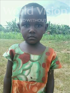 Choose a child to sponsor, like this little girl from Kibiga-Mulagi (Kimu), Namakula age 5