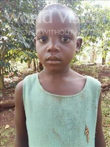 Choose a child to sponsor, like this little girl from Kibiga-Mulagi (Kimu), Carol age 5
