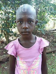 Choose a child to sponsor, like this little girl from Kibiga-Mulagi (Kimu), Elivansoni age 8