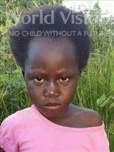 Choose a child to sponsor, like this little girl from Keembe, Rosemary age 5