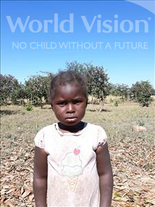 Choose a child to sponsor, like this little girl from Keembe, Clera age 3