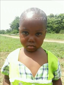 Choose a child to sponsor, like this little girl from Keembe, Emma age 3
