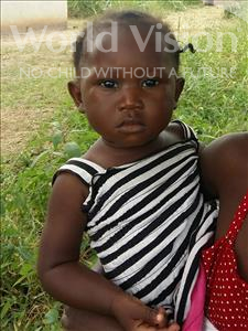 Choose a child to sponsor, like this little girl from Keembe, Salome age 2