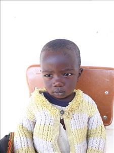 Choose a child to sponsor, like this little boy from Keembe, West age 1