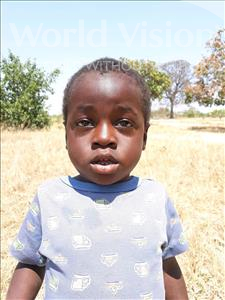 Choose a child to sponsor, like this little boy from Keembe, Fatson age 4