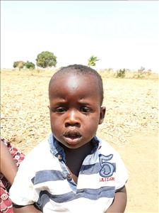 Choose a child to sponsor, like this little boy from Keembe, Abraham age 2