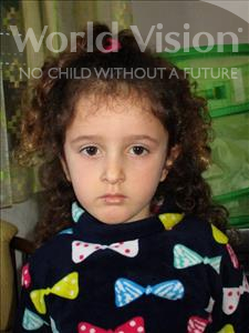 Choose a child to sponsor, like this little girl from Shkodra, Lorena age 5