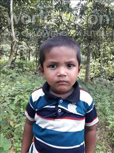 Choose a child to sponsor, like this little boy from Ghoraghat, Mohaiminu Rahman age 3