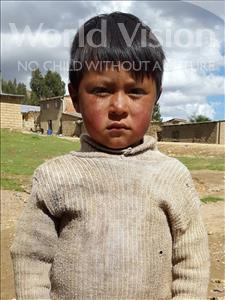 Choose a child to sponsor, like this little boy from Mosoj P'unchay, Neymar age 5