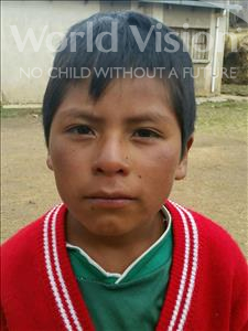 Choose a child to sponsor, like this little boy from Mosoj P'unchay, Wilder age 10