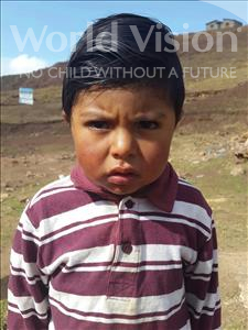 Choose a child to sponsor, like this little boy from Mosoj P'unchay, Carlos age 3