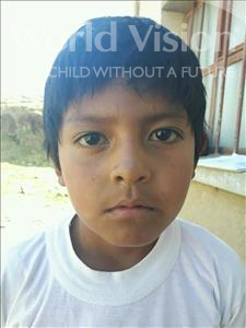 Choose a child to sponsor, like this little boy from Mosoj P'unchay, Benjamin Rodrigo age 7