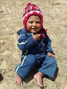 Choose a child to sponsor, like this little boy from Mosoj P'unchay, Javier age 1