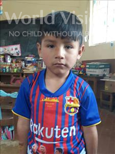 Choose a child to sponsor, like this little boy from Khantati, Alejandro age 5