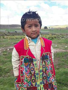 Choose a child to sponsor, like this little boy from Khantati, Wily Alain age 3