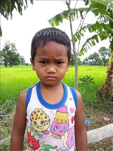Choose a child to sponsor, like this little boy from Soutr Nikom, Hach age 5