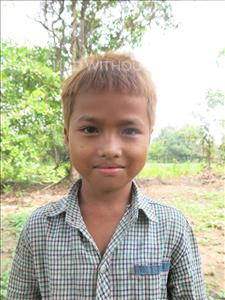 Choose a child to sponsor, like this little boy from Soutr Nikom, Nimrol age 6